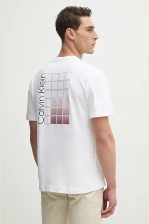 Calvin Klein Bavlněné tričko barva, s potiskem, K10K114164