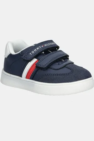 Tommy Hilfiger Dětské sneakers boty tmavomodrá barva, T1X9-33840