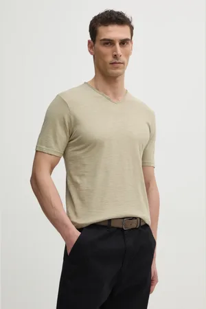 Benetton Bavlněné tričko barva, 3JE1J4264