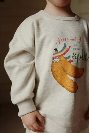 Konges Sløjd Dětská bavlněná mikina LOUPY LOU SWEAT SHIRT GOTS barva, s potiskem, KS102706