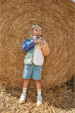Liewood Dětské riflové kraťasy Cesaria Denim Shorts barva, hladké, LW19882