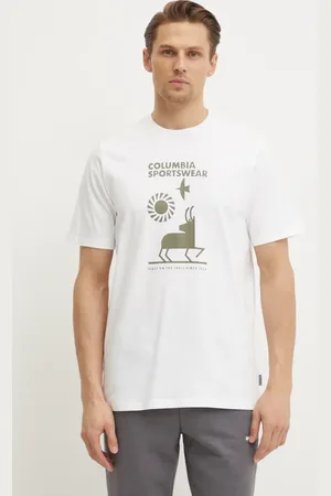 Columbia Bavlněné tričko barva