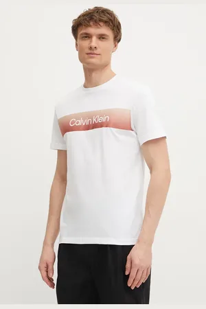 Calvin Klein Bavlněné tričko barva, s potiskem, K10K114163