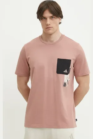 adidas Bavlněné tričko M T LENS PKT T barva, s potiskem, JJ3927