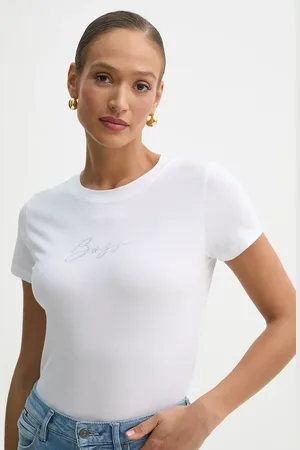 HUGO BOSS Bavlněné tričko barva, 50538826