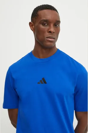 adidas Bavlněné tričko Essential barva, s potiskem, JF1094