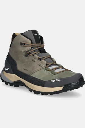 Salewa Boty Puez Leather Mid PTX pánské, barva, 00.0000061459
