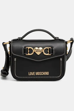 Moschino Kožená kabelka barva, JC4063PP1