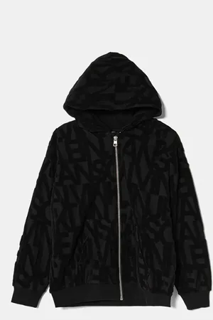 Calvin Klein Dětská mikina barva, s kapucí, hladká, IB0IB02461