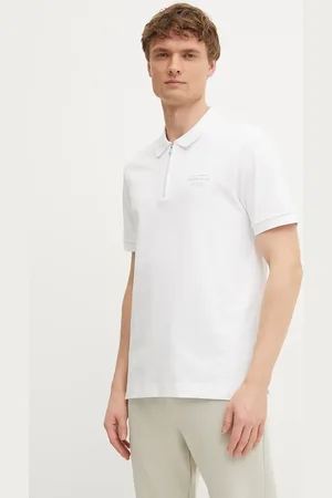HUGO BOSS Polo tričko barva, s potiskem, 50531463