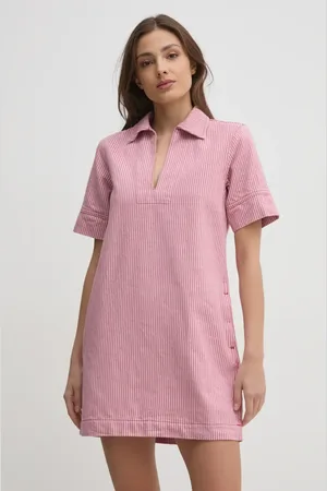 Pepe Jeans Džínové šaty LENA barva, mini, PL953726