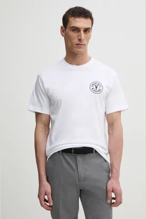VERSACE Bavlněné tričko barva, s potiskem, 78GAHE07 CJ00E