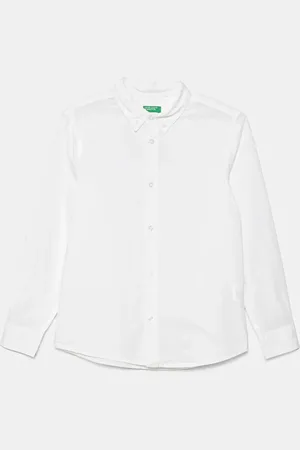 Benetton Dětská bavlněná košile barva, 54AZCQ00R