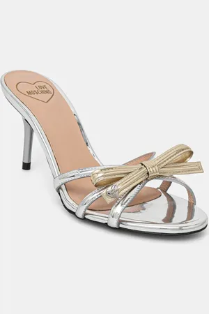 Moschino Pantofle dámské, barva, na podpatku, JA28036G1MJE190A