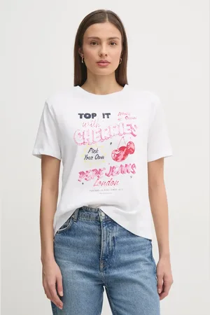 Pepe Jeans Bavlněné tričko ROXANE barva, PL506045