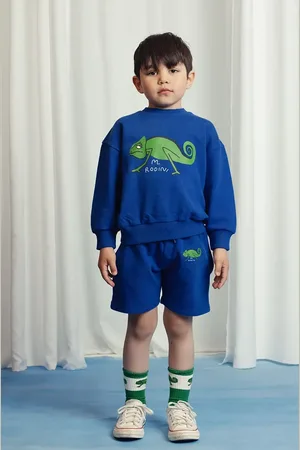 Mini Rodini Dětské bavlněné šortky Lizard barva, 2523015460