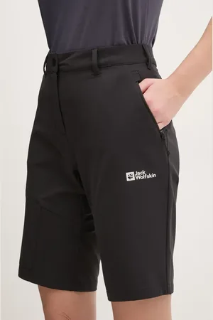 Jack Wolfskin Outdoorové šortky Pico Trail barva, high waist, A63909