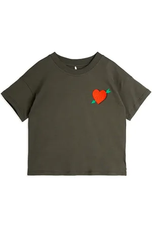 Mini Rodini Dětské bavlněné tričko Arrowed heart barva, s aplikací, 2522012499