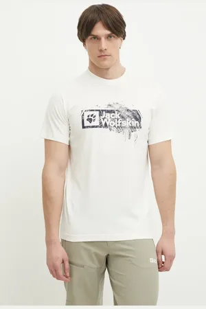Jack Wolfskin Tričko Brand barva, s potiskem, A64116