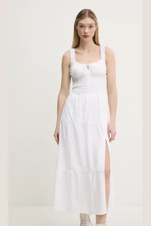 Hollister Bavlněné šaty barva, maxi, KI359-5069
