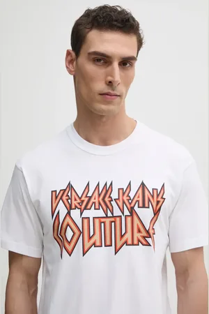 VERSACE Bavlněné tričko barva, s potiskem, 78GAHT03 CJ00T