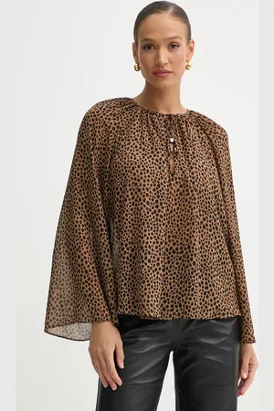 Michael Kors Halenka dámská, barva, vzorovaná, MR540R0GRY