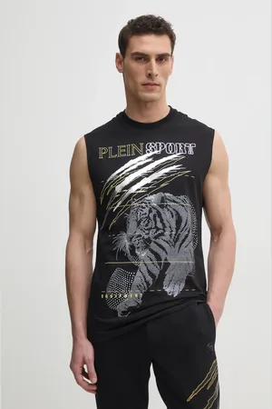 Philipp Plein Bavlněné tričko barva, SAEC MTK8007 STE001N