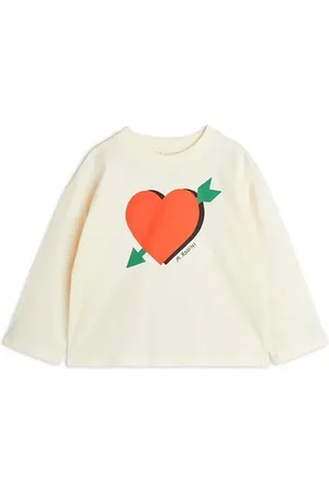 Mini Rodini Dětské bavlněné tričko s dlouhým rukávem Arrowed heart barva, 2522012511