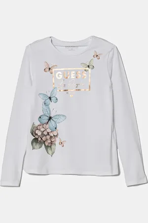 Guess Dětské tričko s dlouhým rukávem barva, J5RI34 K6YW4