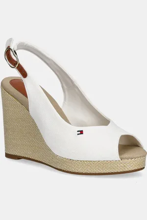 Tommy Hilfiger Sandály FLAG HIGH WEDGE ESPAD SLINGBACK barva, FW0FW08597