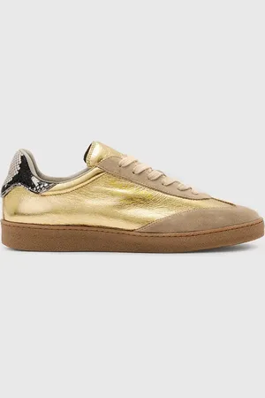 AllSaints Kožené tenisky Thelma Metallic Sneaker barva, W072FB