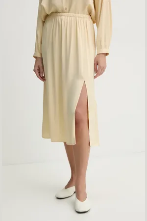 American Vintage Sukně barva, midi, UNY13BE25