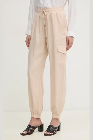Gaudi Kalhoty dámské, barva, high waist, 511BD25010