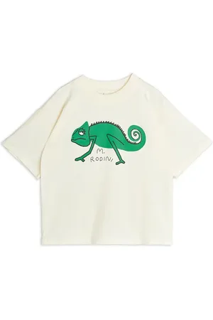 Mini Rodini Dětské bavlněné tričko Lizard barva, s potiskem, 2522015911