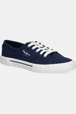 Pepe Jeans Tenisky BRADY BASIC W dámské, tmavomodrá barva, PLS31287