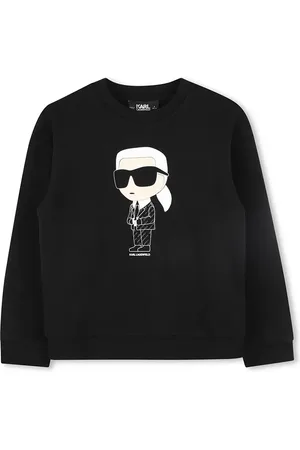 Karl Lagerfeld Dětská mikina barva, s potiskem, Z30431