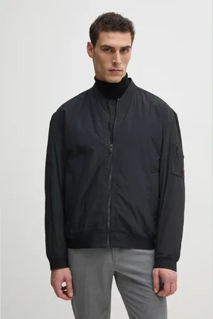 HUGO BOSS Bomber bunda barva, přechodná, oversize, 50536798