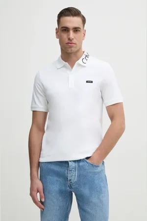 Calvin Klein Polo tričko barva, s aplikací, K10K114474