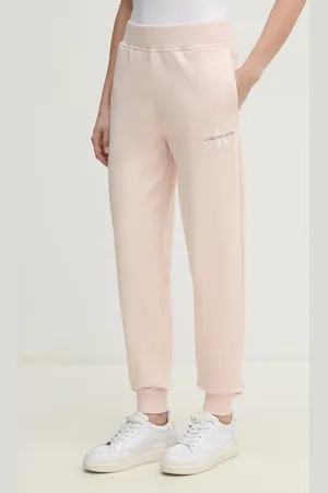 Calvin Klein Bavlněné tepláky barva, s potiskem, J20J225354