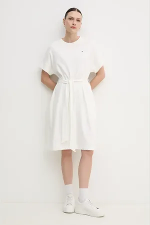 Tommy Hilfiger Bavlněné šaty barva, mini, WW0WW45520