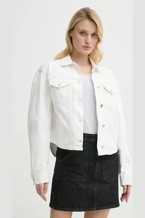 Filippa K Džínová bunda barva, přechodná, 31576
