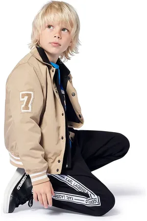 Karl Lagerfeld Dětské kalhoty barva, s aplikací, Z30418