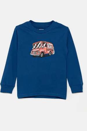 Vans Dětské bavlněné tričko s dlouhým rukávem Free Shipping barva, s potiskem, VN000MMF7WM1
