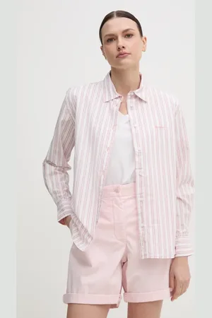 Pepe Jeans Bavlněná košile CLEVER modrá barva, regular, s klasickým límcem, PL305002