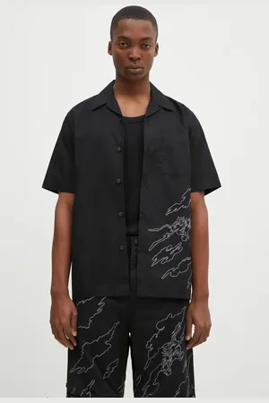 Maharishi Bavlněná košile Dpm: Sparse Bonsai Camo Shirt barva, relaxed, 5336.BLACK