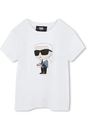Karl Lagerfeld Dětské bavlněné tričko barva, Z30491