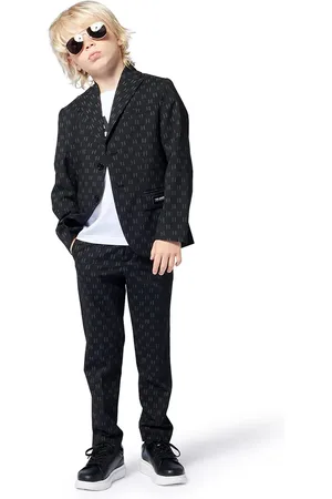 Karl Lagerfeld Dětské kalhoty barva, vzorované, Z30417