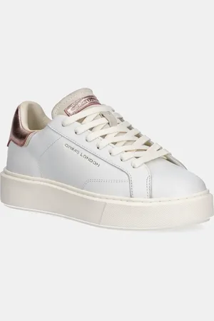 Crime london Kožené sneakers boty NEW EXTRALIGHT barva, 21603AA7
