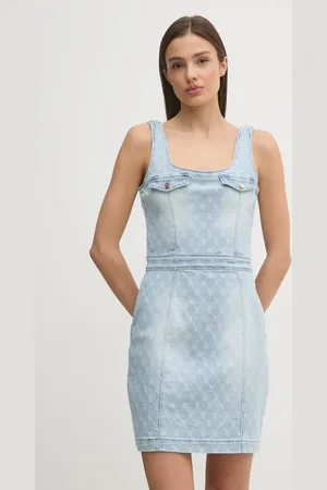 Gaudi Džínové šaty barva, mini, 511BD16001