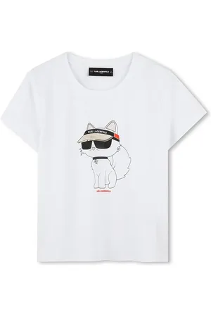 Karl Lagerfeld Dětské bavlněné tričko barva, Z30492